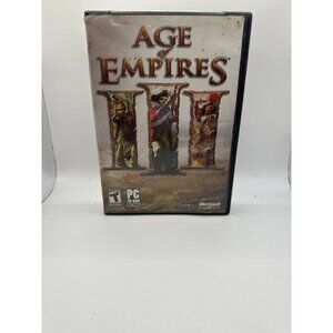 Age Of Empires III PC Game Complete With 3 Discs Case Manuals & Quick Reference